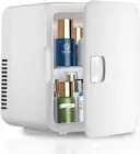 Portable Mini Fridge, 4L Capacity, Makeup Skincare Fridge, Cools & Warms