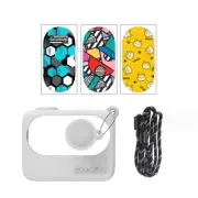 Silicone Cover Thumb Camera Sticker Lens Cover Case Rope Parts For Insta360 GO3