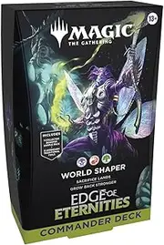 Magic the Gathering Edge of Eternities Commander Deck World Shaper Black/RED/Green (SD1)