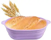 Silicone Banneton Bread Proofing Basket 10 Inch Sourdough Bread Baking Supplies Proofing Bowl Baking Tool