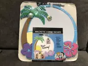 NIP Board Dudes Round Aloha Magnetic / Foam Combo Board w/ Magnets & Marker