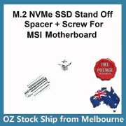 M.2 NVMe SSD STAND OFF SCREW Hex Nut For MSI Motherboard B550 B550-A Pro B550M