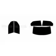 For Chrysler 300C 4-door Saloon 2005-10 Full Pre Cut Window Tint Kit Car Film