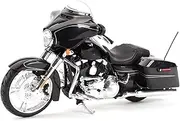 1:12 2015 for Harley Street 750 Street Glide Diecast Alloy Motorcycle Model Children's Toys Birthday Gifts (Color : Black)