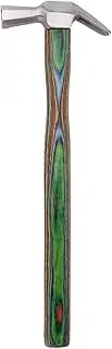Blacksmith Hammer,14.65in Steel Composite Wood Blacksmith Forge Forging Tools 16.44 Oz,Colorful Blacksmithing Tools for Horse Hoof Care,Farrier,Knife Maker