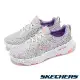 Skechers 慢跑鞋 Go Run 7.0-Active Stride 女鞋 灰 紫 厚底 回彈 輕量 運動鞋 129333GYLV