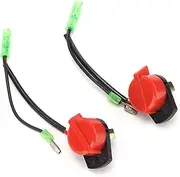 2Pcs Engine On Off Stop Switch, ABS Engine On Off Switch Replacement for GX160 GX200 GX240 Engine for ED1000 EZ1400 EG1400 Generator, Easy to Install
