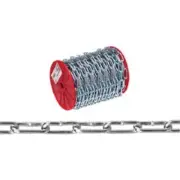 (1)-Campbell #2 125 Ft. Zinc-Plated Low-Carbon Steel Coil Chain 0726827
