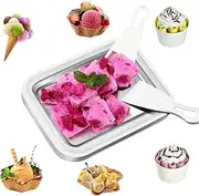 Rolled Ice Cream Maker, KITCHSTAR Ice Cream Maker Machine - Ice Cream Maker for Kids - Frozen Fruit Ice Cream Maker- Soft Serve Ice Cream Machine for Home - Yogurt Maker- Great Gifts for Kids Friends