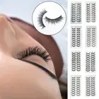 10Pairs False Eyelashes 3D Fluffy Eyelash Extensions Wispy Eyelashes Lot N1 E9I6