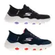 Skechers 女鞋 健走鞋 GO WALK MASSAGE FIT 黑紫/深藍【運動世界】124916BKLV/124916NVCL