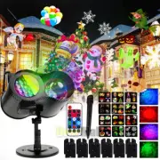 Christmas Halloween Projector Lights Brighter Pattern Laser Holiday Party Light