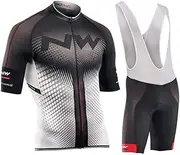 [Moxilyn] Cycling Jersey Cycling Bike Clothing Beer Short Sleeve Quick Dry MTB Bike Jersey Breathable Basic Bike Shirts with Reflective Strip for Sports