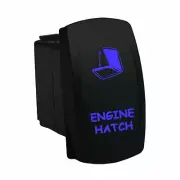 ENGINE HATCH 6M39BM Rocker Switch12V LED blue marine waterproof MOMENTARY