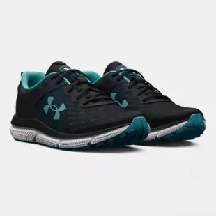 【UNDER ARMOUR】慢跑鞋 女鞋 運動鞋 緩震 CHARGED ASSERT 10 黑藍 3026179-003