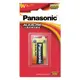【國際牌Panasonic】ALKALINE鹼性電池9V電池 1入 吊卡裝(6LR61TS大電流電池/公司貨)