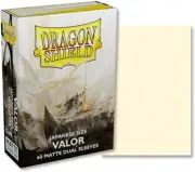 Arcane Tinmen Dragon Shield 15159 Dual Matte Valor 60 Count Japanese Size Sleev