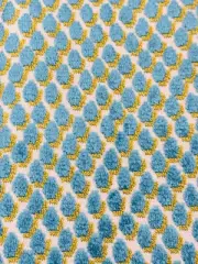 Kravet Kate Spade Velvet Dots Uphol Fabric- Mazzy Dot Turquoise 2.10 yd 34051-13