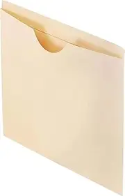 Reinforced File Jacket Flat Letter Document Paper Folder Manila 100Box
