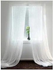 [IKEA] Lill - Sheer Curtains, 1 Pair, White - 280x300 cm