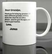 Custom Father's Day gift- personalized Geek mug, Sci-fi theme coffee cup