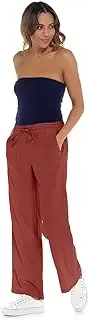 [undercover lingerie] Ladies Linen Summer Lightweight Trousers Wide Fit Pants