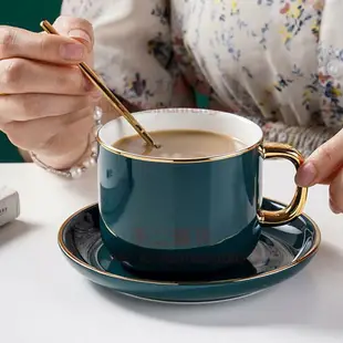 陶瓷杯咖啡杯套裝家用歐式咖啡杯下午茶杯【不二雜貨】