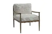 CR Alaska Solid Timber Faux Sheepskin Upholstered Armchair