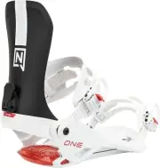 Nitro One Snowboard Bindings Men's Medium (US 7-10.5) Black White Red New 2025
