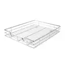 Chrome Pull-out Drawer Sliding Organiser Kitchen Storage Pantry Storage