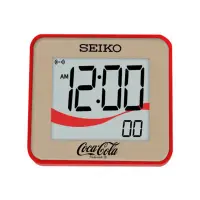 在飛比找蝦皮購物優惠-SEIKO CLOCK 精工可口可樂聯名紀念款方形金框日期碼