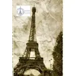 PARIS FRANCE EIFFEL TOWER VINTAGE CREATIVE BLANK JOURNAL