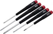 Wiha 26491 5-Piece Ball Metric End Hex Driver Set