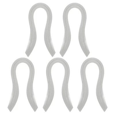 600pcs Quilling Strips Paper 1.5mm 39cm Origami Paper Light Grey