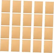 GRIRIW College Ruled Paper Notebook Refills A5 80 Sheets for Planner Binder Journal Notebook