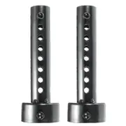 2x Universal Motorcycle Exhaust Can Muffler Baffle Db Killer Silencer 48mm Black
