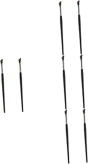 [Baluue] 4sets Makeup Brushes Angled Eyebrow Brush Eyeliner Concealer for Women 2pcs*4
