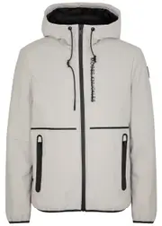 Moose Knuckles Grayton Hooded Shell Jacket - Grey - M M