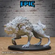 Undead Dire Wolf A | Epic Miniatures | RPG D&D Pathfinder Wargaming