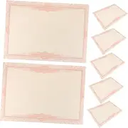 SHERCHPRY 50pcs Diploma Printing Paper Blank Letter Certificate Paper Official Documents Strong Sturdy Design for Unique Certificates
