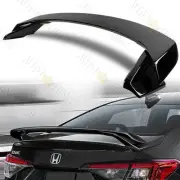 FOR 22-25 HONDA CIVIC 4DR SEDAN HP-STYLE PAINTED BLACK TRUNK SPOILER WING (for: Honda)
