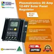 Plasmatronics PL20 PL Series Solar Panel Regulator 20 Amp 12-48V