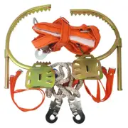 1 Pair Tree Pole Climbing Gear Spike Gaff Set Kit w/ Harness&Safety Strap #400
