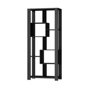 Oikiture Bookshelf Display Shelf Storage Cabinet Stand Organiser Bookcase Black