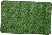 UPKOCH Artificial Grass Door Mat Non Slip Entryway Rug for Outdoor Use Durable Fake Turf Mat for Patio Versatile Floor Mat with Drainage for Pets