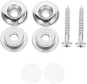 SECFOU Metal Guitar Strap Buckle Locks Replacement for Old or Broken Easy to Install
