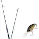 Wonda Hanarin Lure Fishing Rod 662ML + Damiki DC-300 Hard Bait Lure 55mm 305H SUN FISH