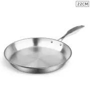 SOGA Stainless Steel Fry Pan 22cm Frying Pan