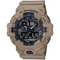 在飛比找momo購物網優惠-【CASIO 卡西歐】G-SHOCK 迷彩時尚雙顯手錶(GA