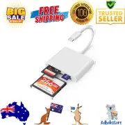 TIANSONG USB-C SD Card Reader for iPhone 15, Mac, iPad CF/TF Adapter